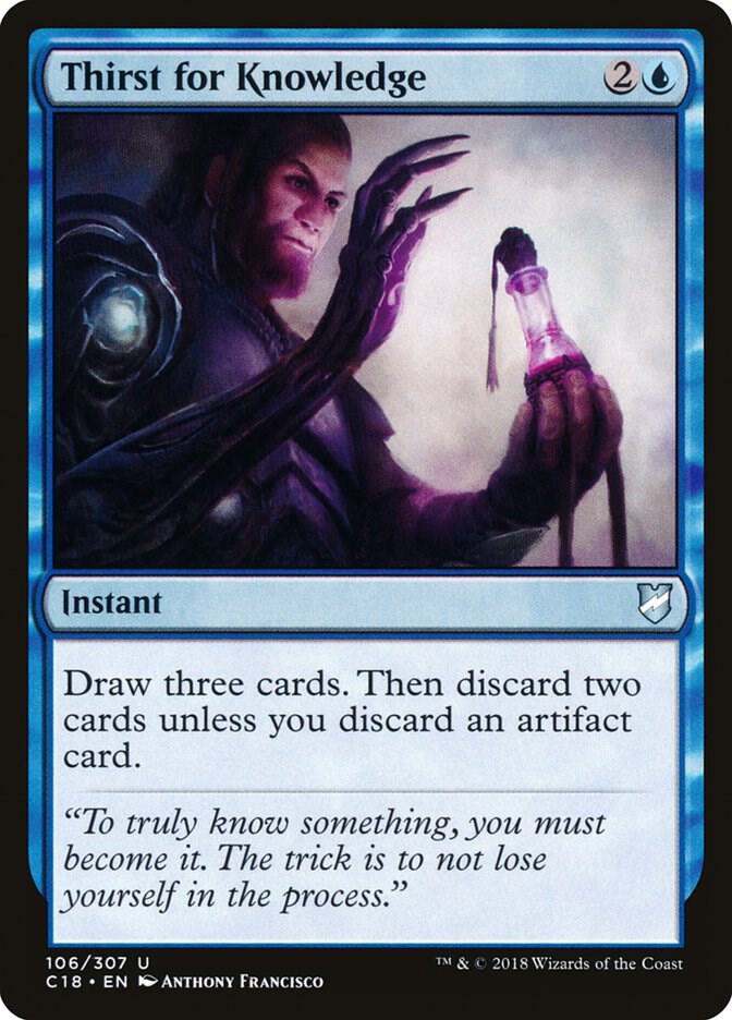 Thirst for Knowledge 106/307 (Commander 2018)  | Chromatic Games