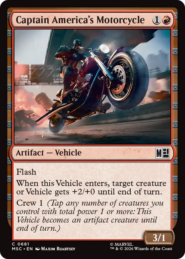 Captain America's Motorcycle [Marvel Super Heroes Commander] | Chromatic Games