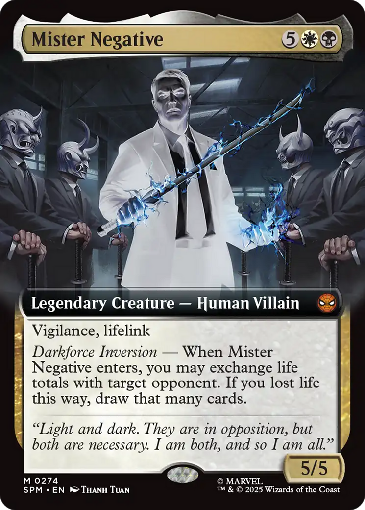Mister Negative (Extended Art) [Marvel's Spider-Man] | Chromatic Games