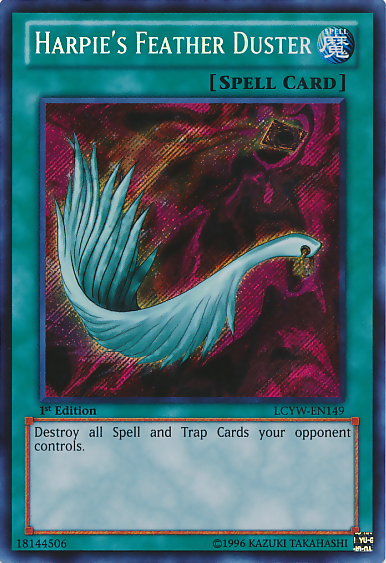Harpie's Feather Duster [LCYW-EN149] Secret Rare | Chromatic Games