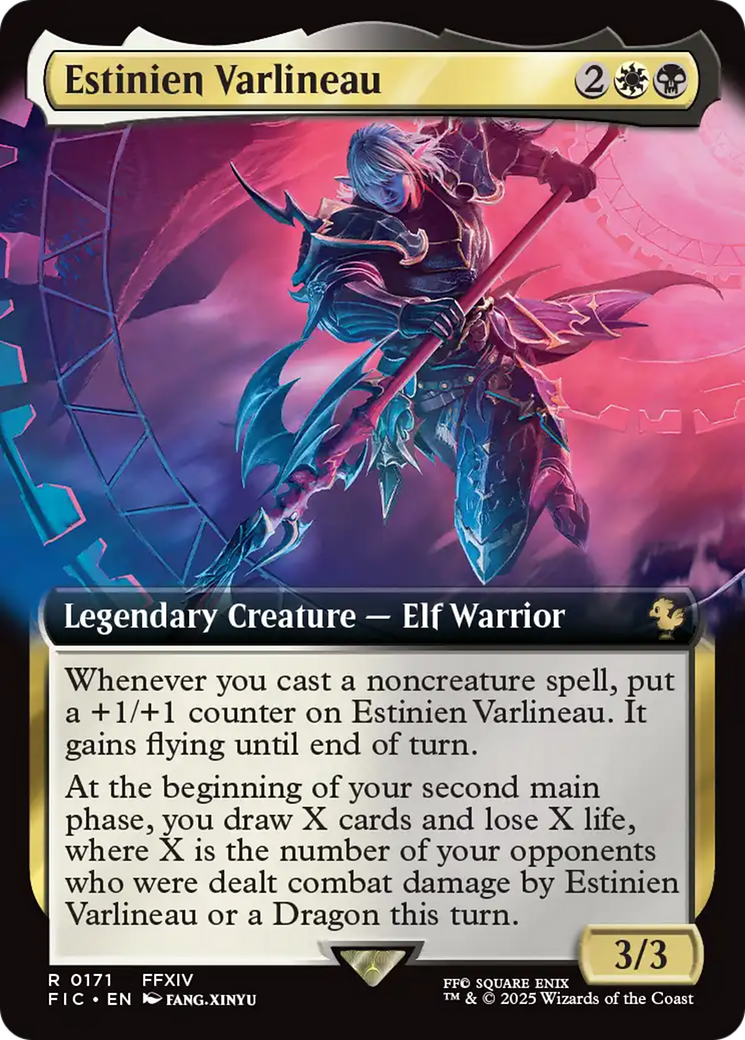 Estinien Varlineau (Extended Art) [FINAL FANTASY Commander] | Chromatic Games