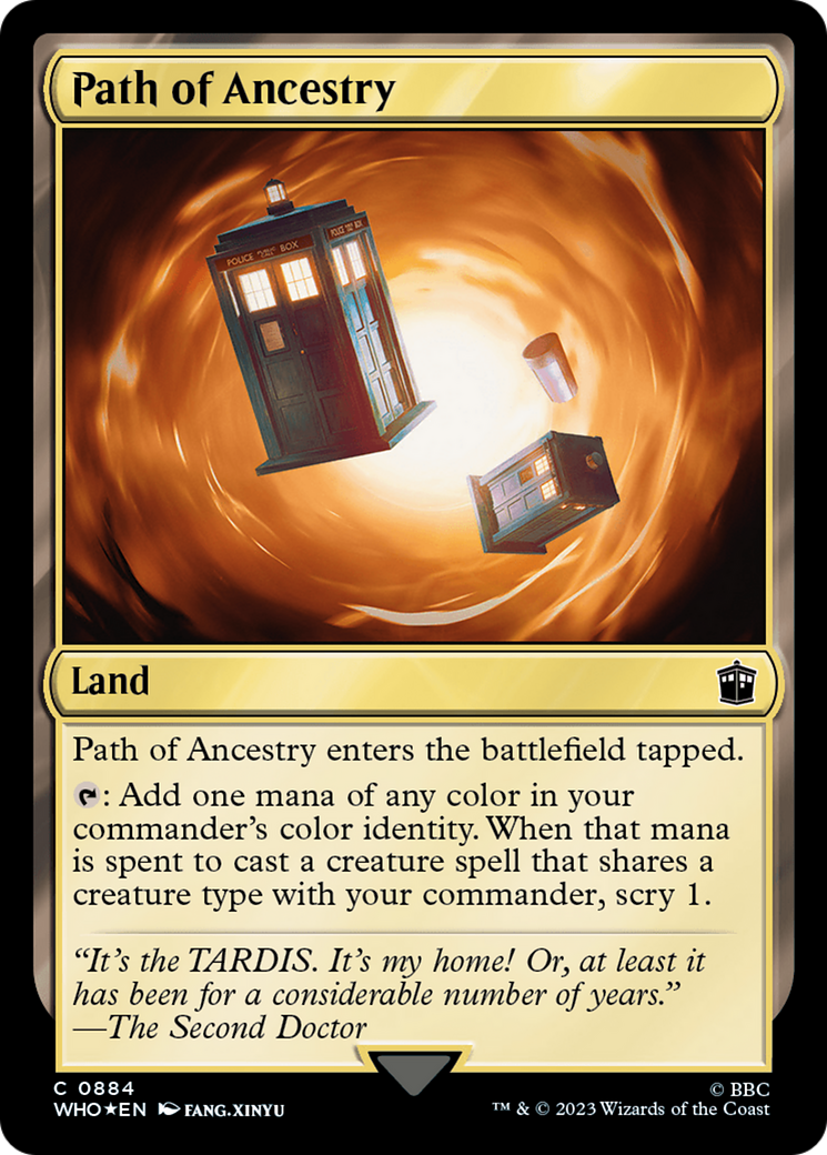 Path of Ancestry (Surge Foil) [Doctor Who] | Chromatic Games