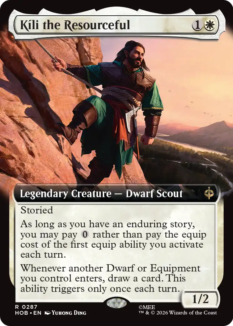 Kili the Resourceful (Extended Art) [The Hobbit] | Chromatic Games
