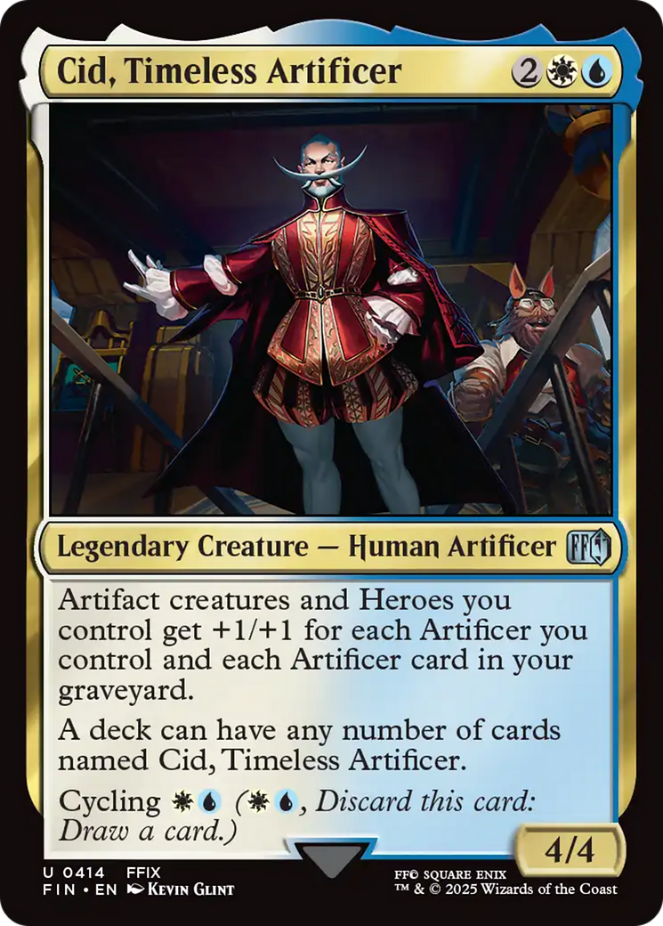 Cid, Timeless Artificer (0414) [FINAL FANTASY] | Chromatic Games