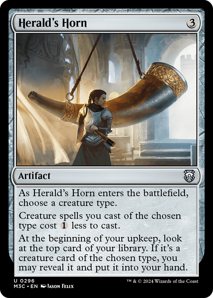 Herald's Horn (Ripple Foil) [Modern Horizons 3 Commander] | Chromatic Games