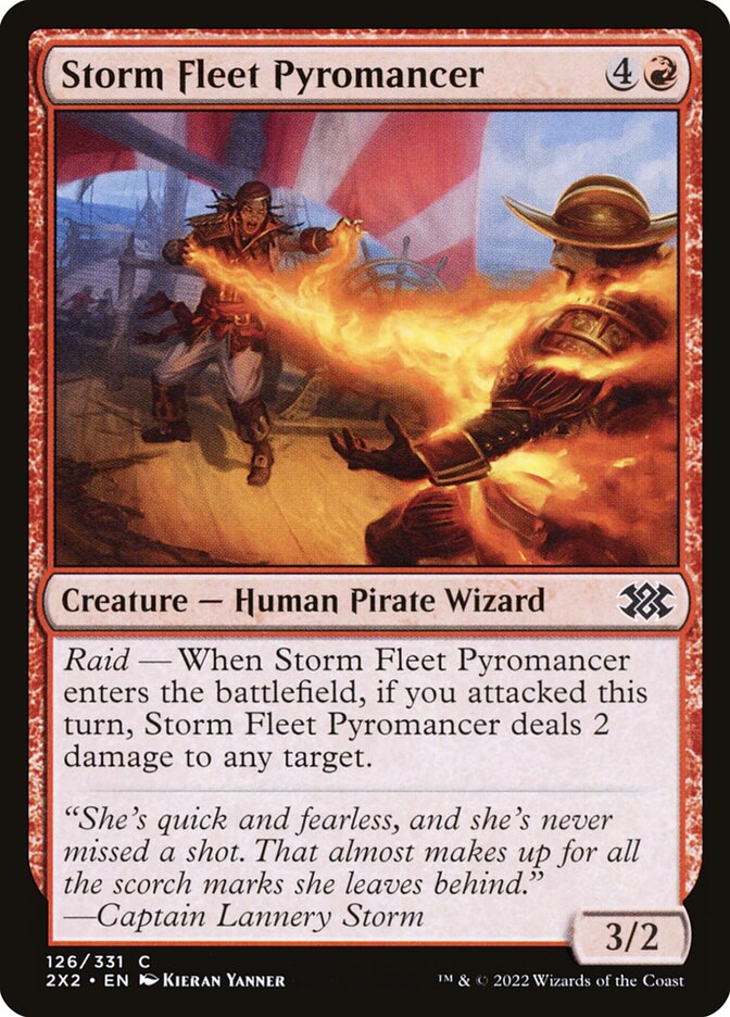 Storm Fleet Pyromancer 126/331 (Double Masters 2022)  | Chromatic Games