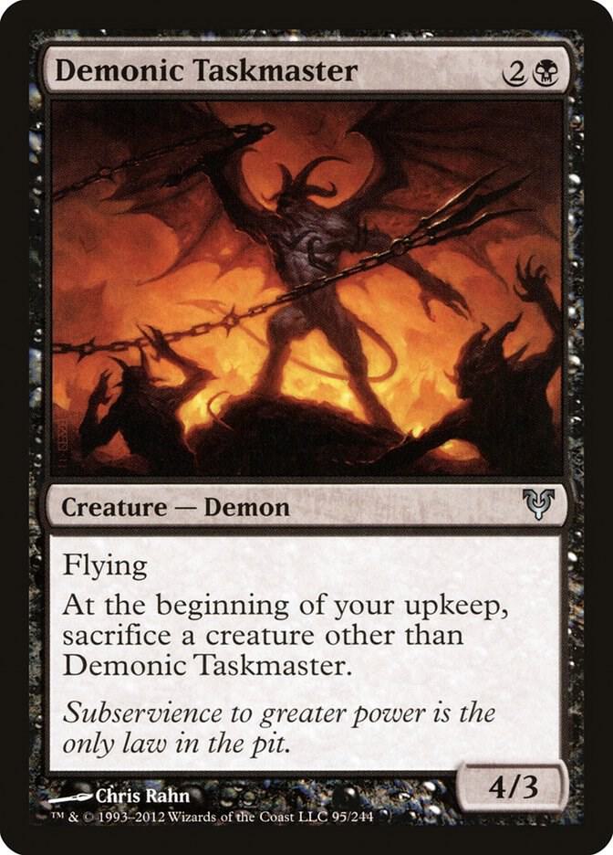 Demonic Taskmaster 95/244 (Avacyn Restored)  | Chromatic Games