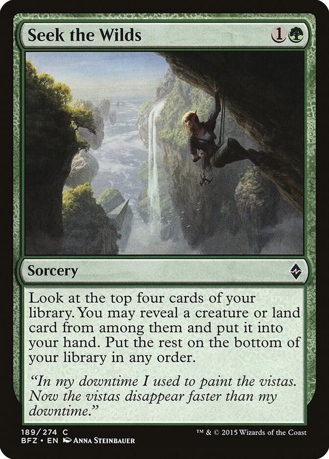 Seek the Wilds 189/274 (Battle for Zendikar)  | Chromatic Games