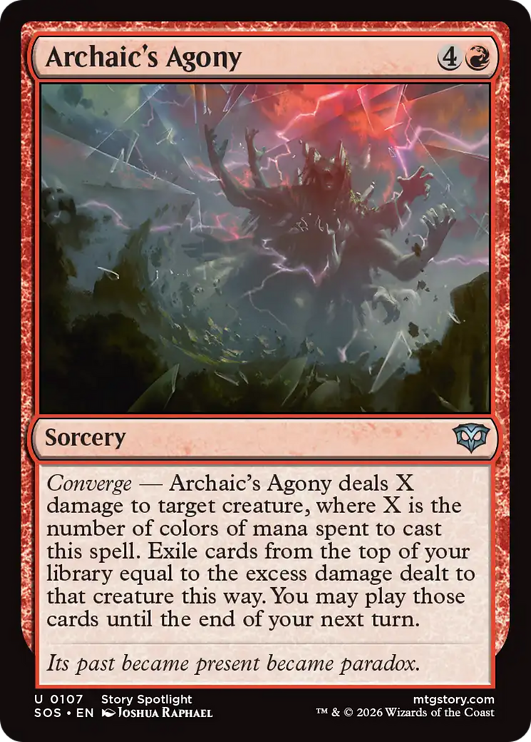 Archaic's Agony [Secrets of Strixhaven] | Chromatic Games