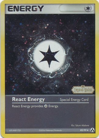 React Energy (82/92) (Stamped) [EX: Legend Maker] | Chromatic Games