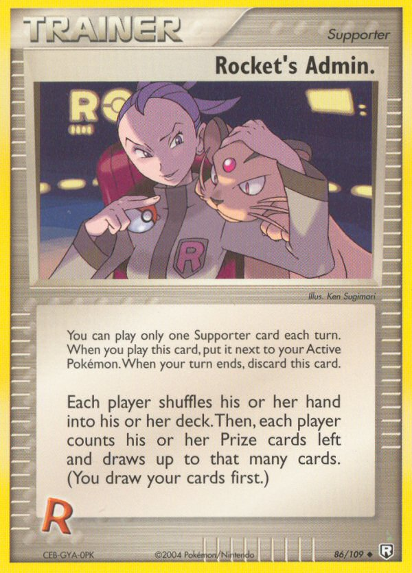 Rocket's Admin. (86/109) [EX: Team Rocket Returns] | Chromatic Games