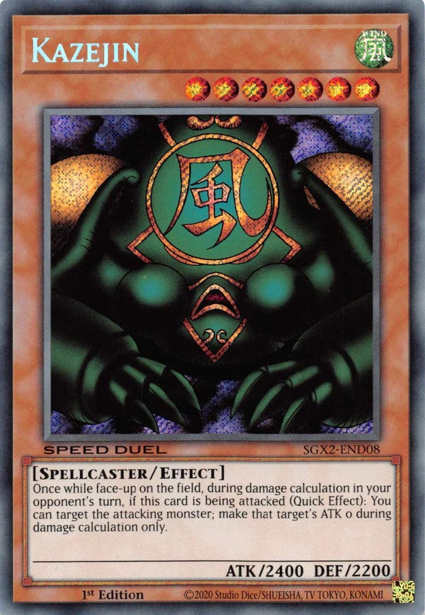 Kazejin [SGX2-END08] Secret Rare | Chromatic Games