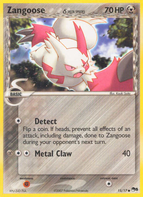 Zangoose (15/17) (Delta Species) [POP Series 5] | Chromatic Games