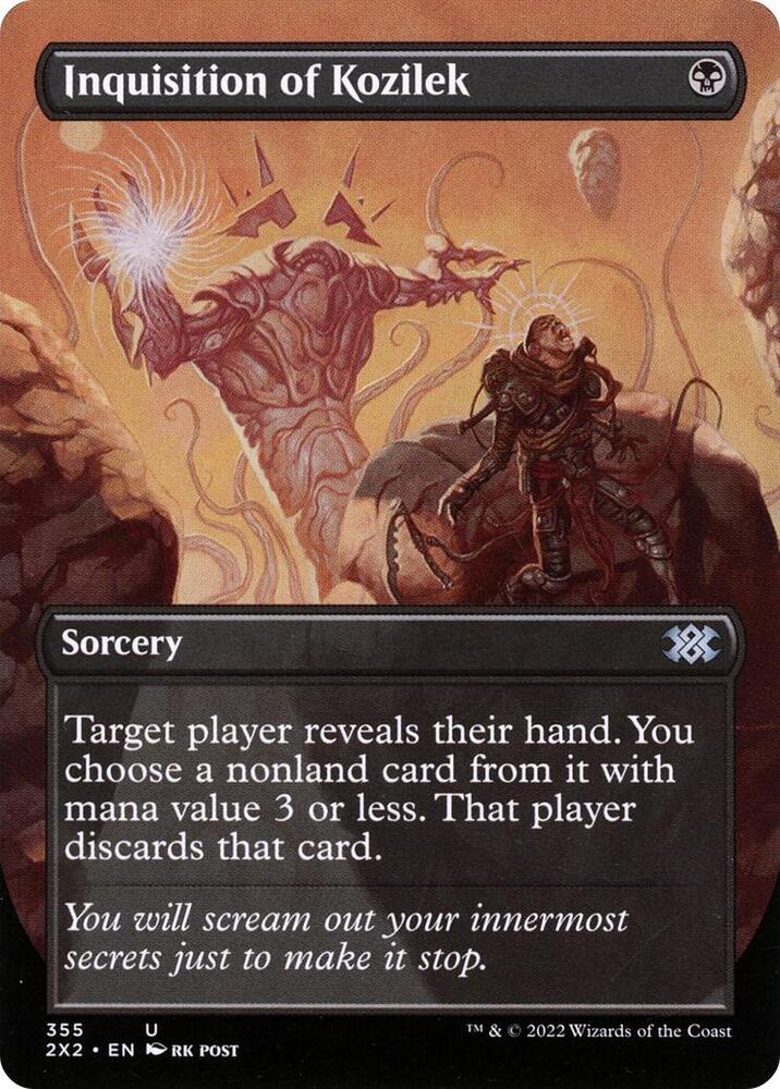 Inquisition of Kozilek Borderless 355/331 (Double Masters 2022)  - Foil | Chromatic Games