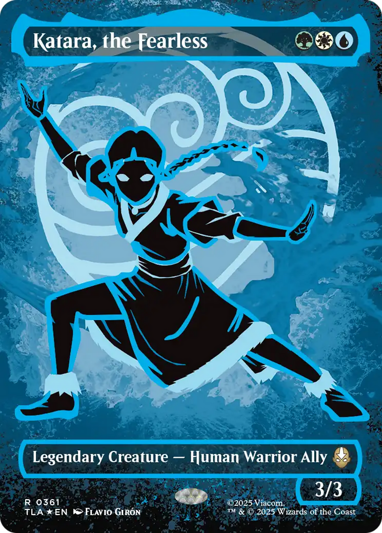 Katara, the Fearless (Borderless Battle Pose) [Avatar: The Last Airbender] | Chromatic Games
