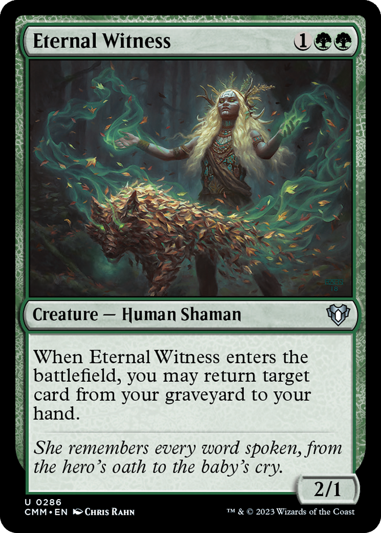 Eternal Witness [Commander Masters] | Chromatic Games