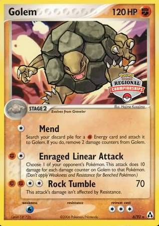 Golem (6/92) (Regional Championship Promo) [EX: Legend Maker] | Chromatic Games