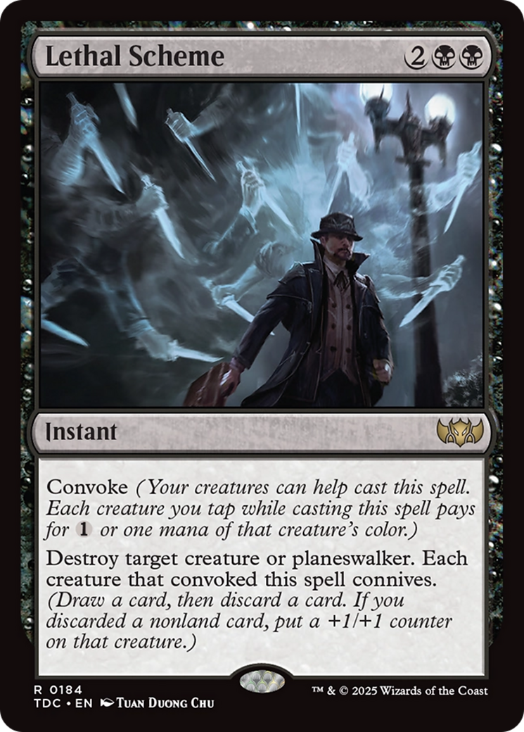 Lethal Scheme [Tarkir: Dragonstorm Commander] | Chromatic Games