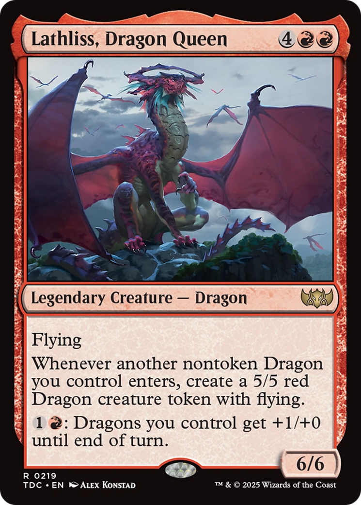 Lathliss, Dragon Queen [Tarkir: Dragonstorm Commander] | Chromatic Games