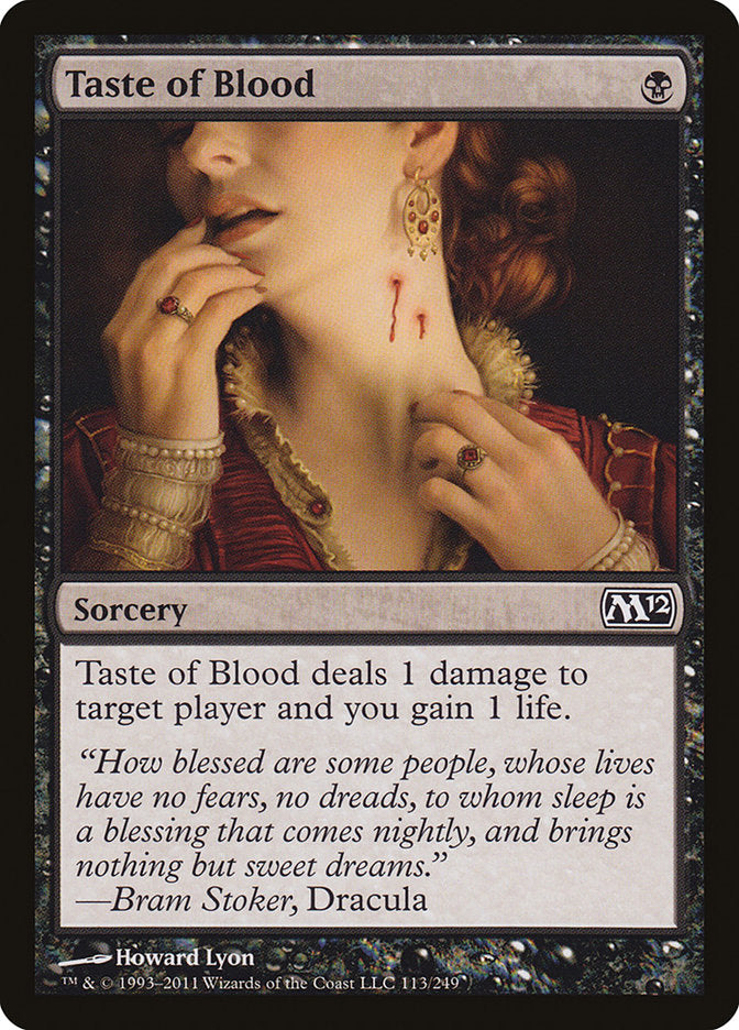 Taste of Blood 113/249 (Magic 2012 (M12))  | Chromatic Games