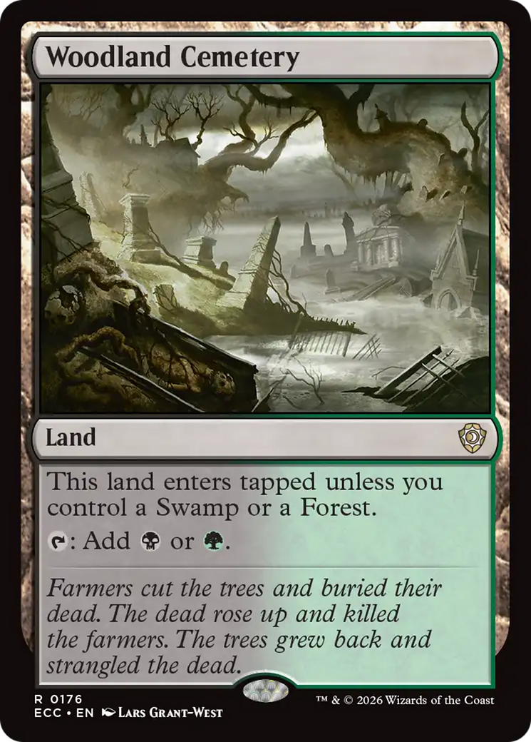 Woodland Cemetery [Lorwyn Eclipsed Commander] | Chromatic Games