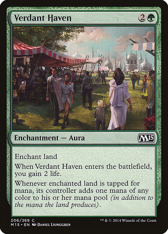 Verdant Haven 206/269 (Magic 2015 (M15))  | Chromatic Games