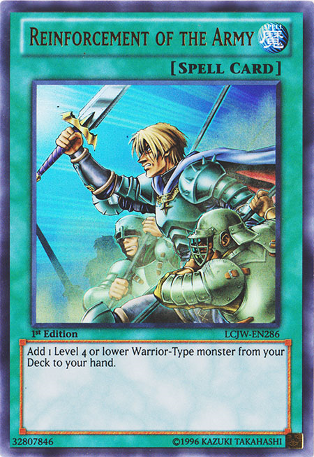 Reinforcement of the Army [LCJW-EN286] Ultra Rare | Chromatic Games