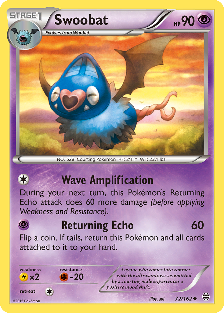 Swoobat (72/162) [XY: BREAKthrough] | Chromatic Games