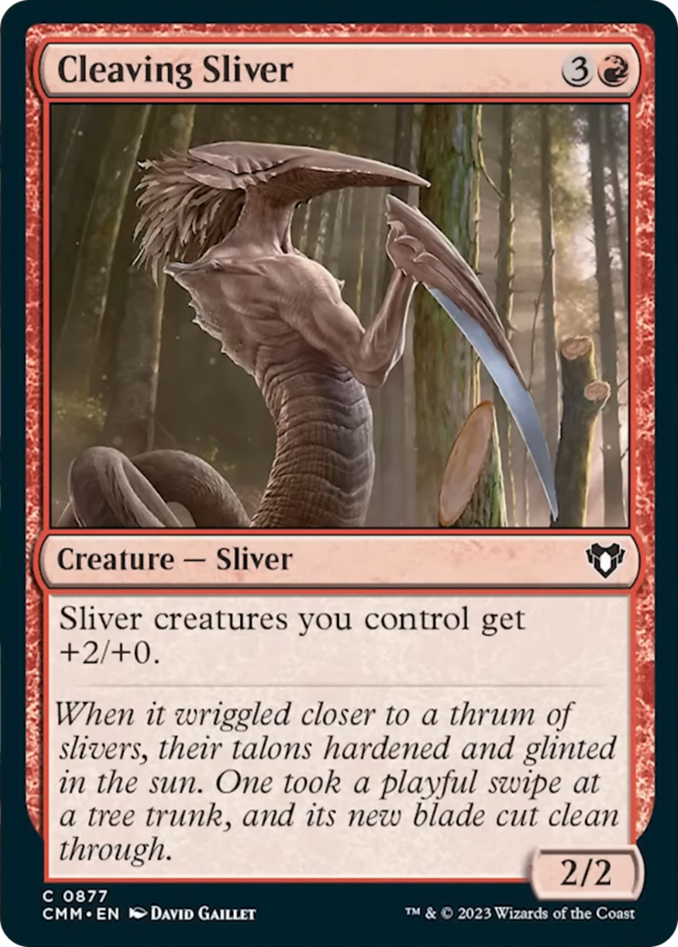 Cleaving Sliver [Commander Masters] | Chromatic Games