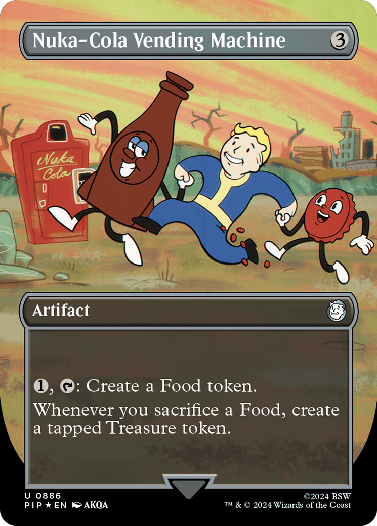 Nuka-Cola Vending Machine (Borderless) (Surge Foil) [Fallout] | Chromatic Games