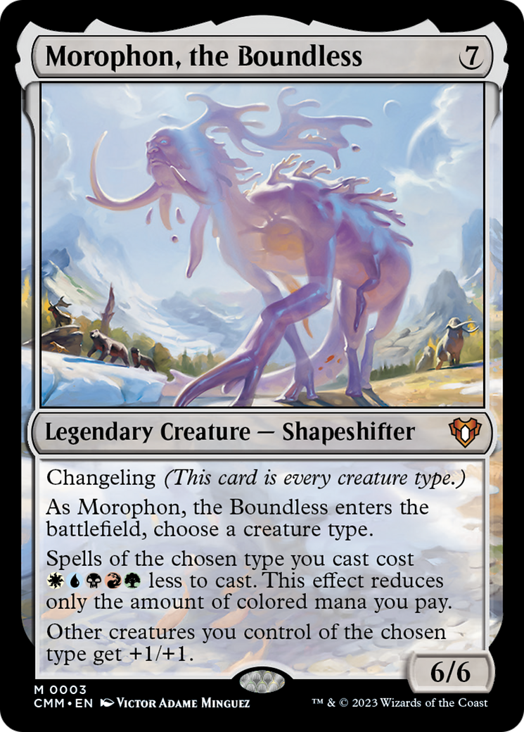 Morophon, the Boundless [Commander Masters] | Chromatic Games