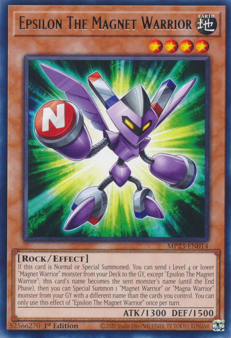 Epsilon The Magnet Warrior [MP23-EN014] Rare | Chromatic Games