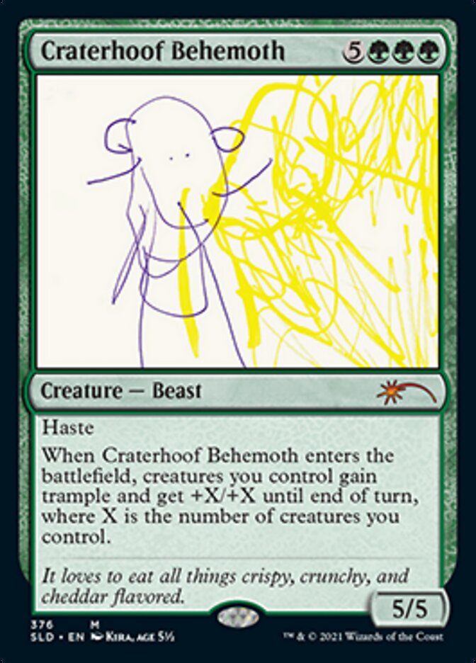 Craterhoof Behemoth (376) [Secret Lair Drop Series] | Chromatic Games