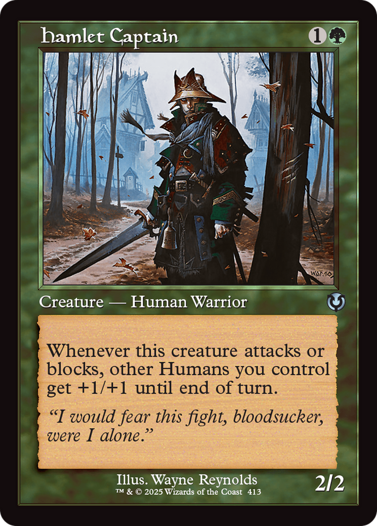 Hamlet Captain (Retro Frame) [Innistrad Remastered] | Chromatic Games