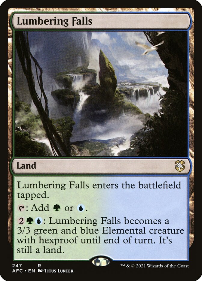 Lumbering Falls 247/62 (Commander: Adventures in the Forgotten Realms)  | Chromatic Games