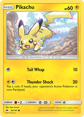 Pikachu (40/147) [Sun & Moon: Burning Shadows] | Chromatic Games