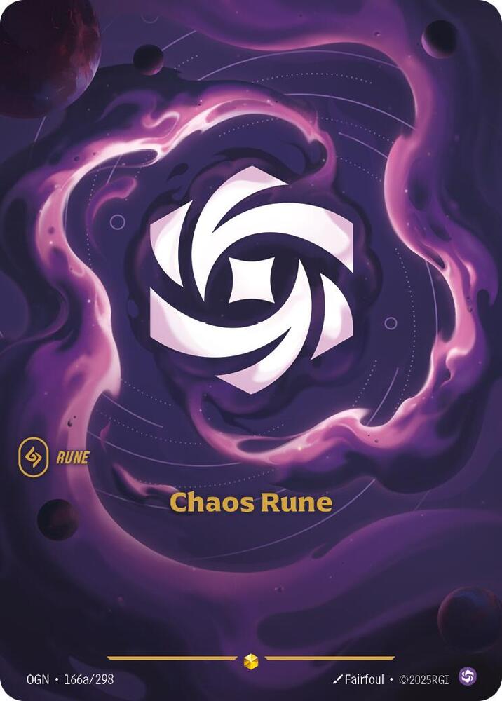 Chaos Rune 166a/298 (Origins)  - Foil | Chromatic Games