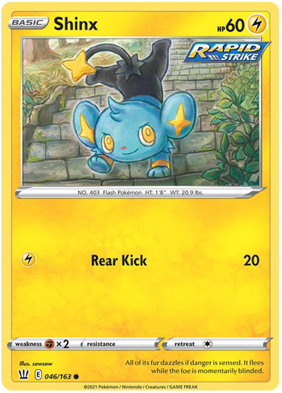 Shinx (046/163) [Sword & Shield: Battle Styles] | Chromatic Games