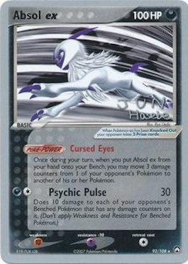 Absol ex (92/108) (Flyvees - Jun Hasebe) [World Championships 2007] | Chromatic Games