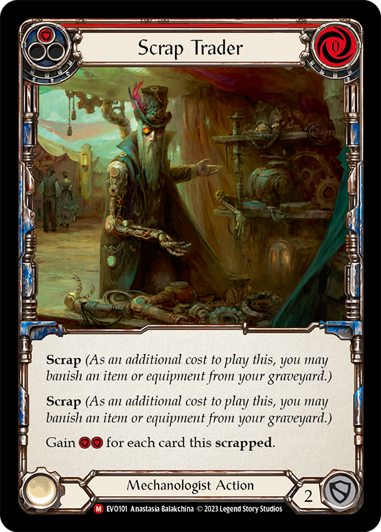 Scrap Trader [EVO101] (Bright Lights)  Rainbow Foil | Chromatic Games