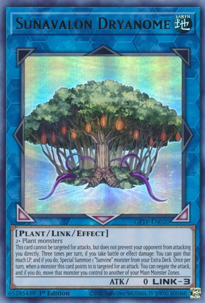 Sunavalon Dryanome [GFTP-EN020] Ultra Rare | Chromatic Games