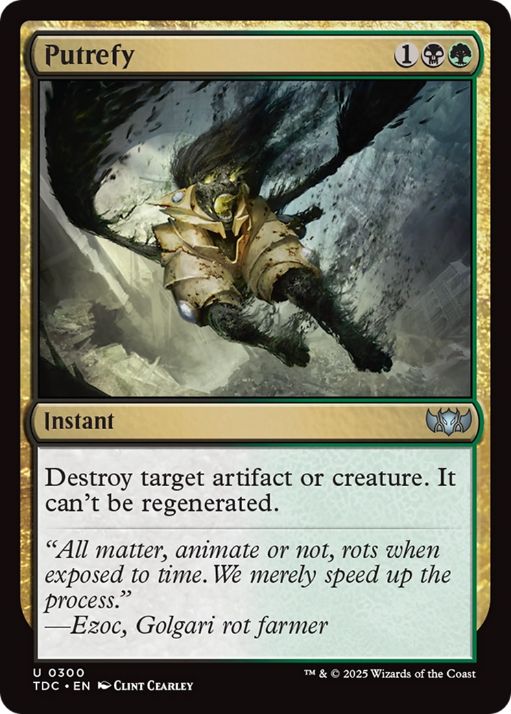 Putrefy [Tarkir: Dragonstorm Commander] | Chromatic Games