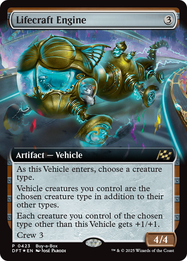 Lifecraft Engine (Extended Art) (Buy-A-Box) [Aetherdrift Promos] | Chromatic Games