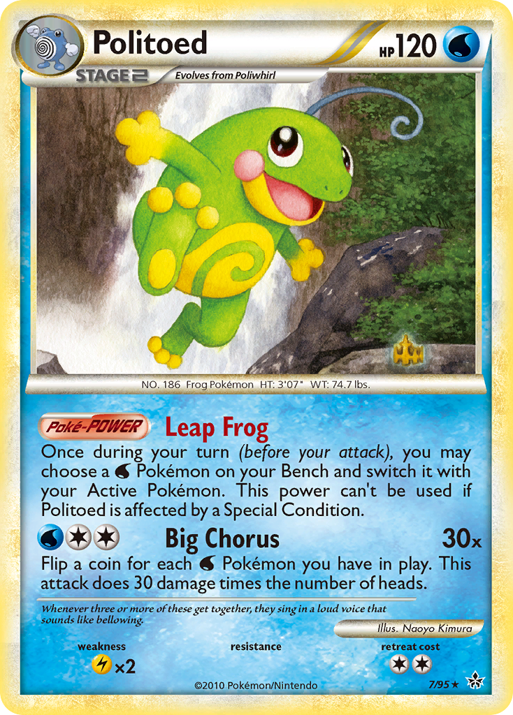 Politoed (7/95) [HeartGold & SoulSilver: Unleashed] | Chromatic Games