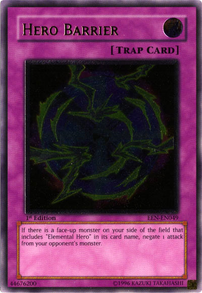Hero Barrier [EEN-EN049] Ultimate Rare | Chromatic Games