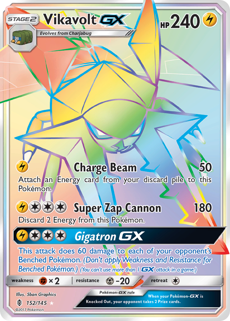 Vikavolt GX (152/145) [Sun & Moon: Guardians Rising] | Chromatic Games