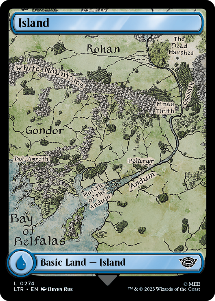 Island (274) [The Lord of the Rings: Tales of Middle-Earth] | Chromatic Games