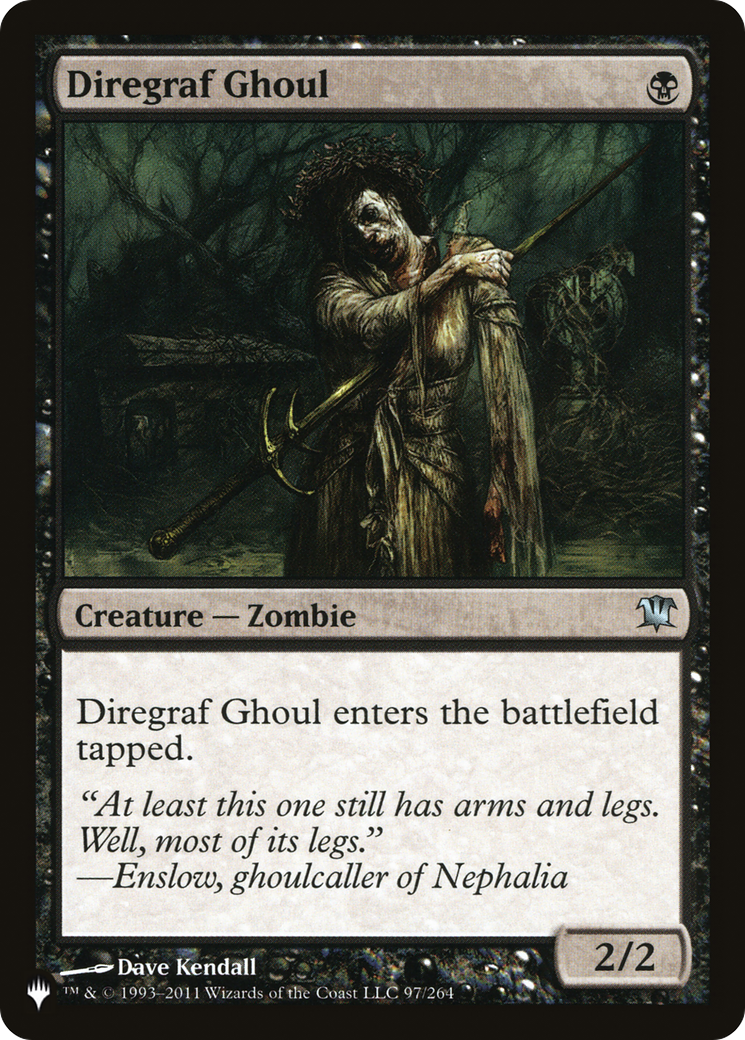 Diregraf Ghoul [The List Reprints] | Chromatic Games