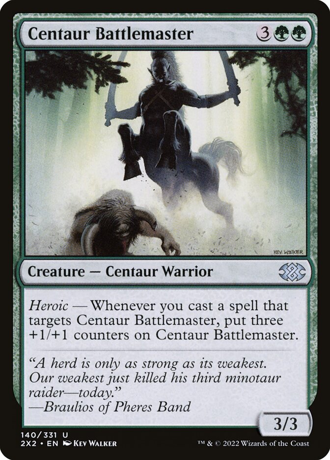 Centaur Battlemaster 140/331 (Double Masters 2022)  - Foil | Chromatic Games