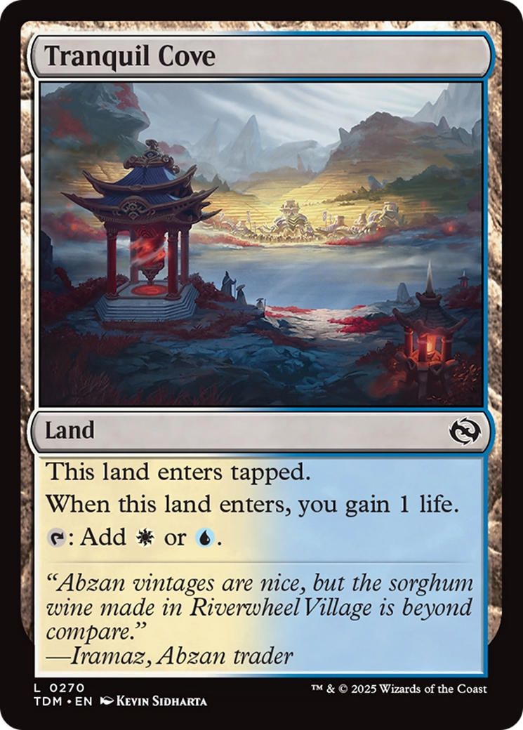 Tranquil Cove [Tarkir: Dragonstorm] | Chromatic Games
